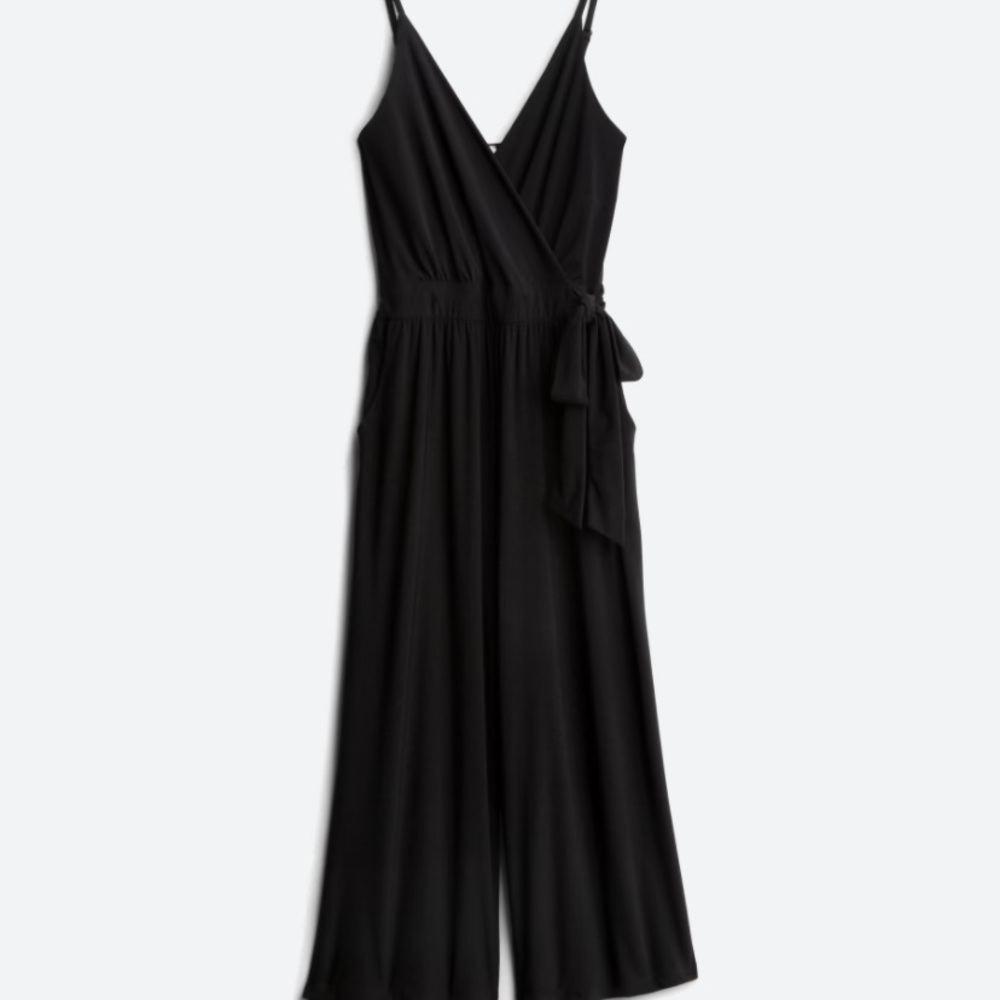 Black jumpsuit - crop